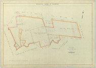 Saron-sur-Aube (51524). Section ZI échelle 1/2000, plan remembré pour 01/01/1965, régulier avant 20/03/1980 (papier armé)