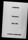 Norrois. Naissances 1891-1901