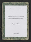 Délibérations municipales (1830-1838).
Affaires de la commune (1839-1915).