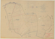 Châtillon-sur-Broué (51135). Section B1 échelle 1/2000, plan mis à jour pour 1954, plan non régulier (papier)