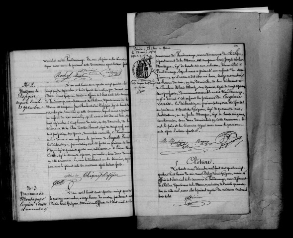 Vaudemanges. Naissances 1884