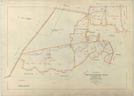 Broussy-le-Grand (51090). Section ZR échelle 1/2000, plan remembré pour 01/01/1969, régulier avant 20/03/1980 (papier armé)