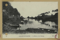 CHÂLONS-EN-CHAMPAGNE. 22- La Marne et le Barrage.
(75Paris, Imp. Phot. Neurdein et Cie).Sans date