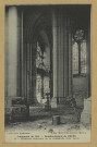 REIMS. Campagne de 1914 - Bombardement de 66. Désastres intérieurs de la Cathédrale (côté nord).
ReimsJules Matot.Sans date
Collection Madouthi-N.D
