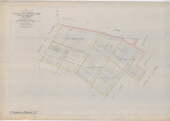 Cernay-lès-Reims (51105). Section Z1 échelle 1/2500, plan remembré pour 1923, plan régulier (papier).