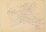 Binarville (51062). Section B2 échelle 1/2500, plan mis à jour pour 1967, plan non régulier (papier)