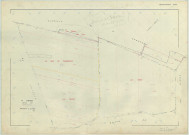 Aulnay-l'Aître (51022). Section ZC échelle 1/2000, plan remembré pour 1959 (extension sur la Chaussée-sur-Marne section ZK), plan régulier (papier armé)