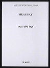 Beaunay. Décès 1893-1929