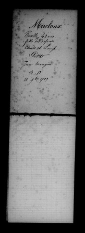 Vitry-le-François. Tables des actes de mariages M 1781-1792