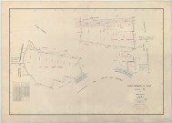 Chepy (51149). Section ZA échelle 1/2000, plan remembré pour 1965 (extension sur Saint-Germain-la-Ville section ZA), plan régulier (papier armé)