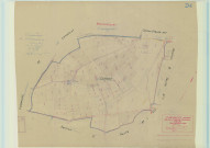 Chaumuzy (51140). Section D2 échelle 1/2000, plan mis à jour pour 1944, plan non régulier (papier).