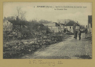 JUVIGNY. 9. Après les Inondations de janvier 1910. La Grande Rue / Durand, photographe.
