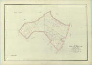 Sogny-aux-Moulins (51538). Section ZI échelle 1/2000, plan remembré pour 1968, plan régulier (papier armé)