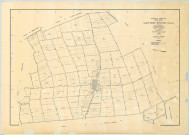 Saint-Remy-sur-Bussy (51515). Tableau d'assemblage échelle 1/10000, plan remembré pour 1966, plan régulier (papier)