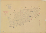 Vaudesincourt (51600). Section A3 échelle 1/2500, plan mis à jour pour 1936, plan non régulier (papier).