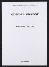 Givry-en-Argonne. Naissances 1892-1909