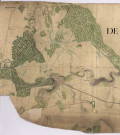 RN 33. Plan de la route de Paris à Chaalons par Montmirel et Etoges, 1747.