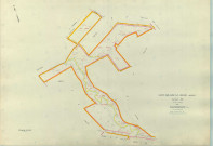 Saint-Hilaire-le-Grand (51486). Section ZE échelle 1/2000, plan remembré pour 1965, plan régulier (papier armé)