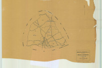 Bouchy-Saint-Genest (51071). Tableau d'assemblage 3 échelle 1/10000, plan mis à jour pour 01/01/1932, non régulier (papier)