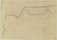 Somme-Suippe (51546). Section V1 échelle 1/1000, plan mis à jour pour 1957 (partie de l'ancienne section E1), plan non régulier (papier)