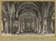 VIENNE-LE-CHÂTEAU. 923-9-36. Intérieur de l'église (monument classé).
Édition Caillaux.[vers 1935]