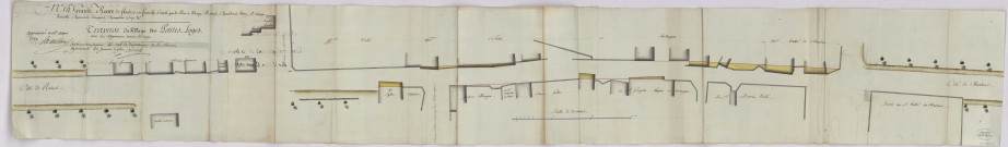 RN 44. Plan d'alignement des Petites Loges, 1792.