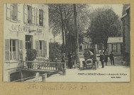 MAREUIL-LE-PORT. Port-à-Binson. Avenue de la Gare.
Édition Milet (2 - Château-Thierryimp. J. Bourgogne).Sans date