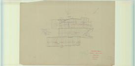 Soudron (51556). Section F 2 échelle 1/5000, plan mis à jour pour 1957 (section F1 3e partie), plan non régulier (papier)