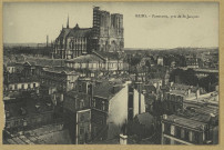 REIMS. Panorama, pris de Saint-Jacques / V.T., Reims.
