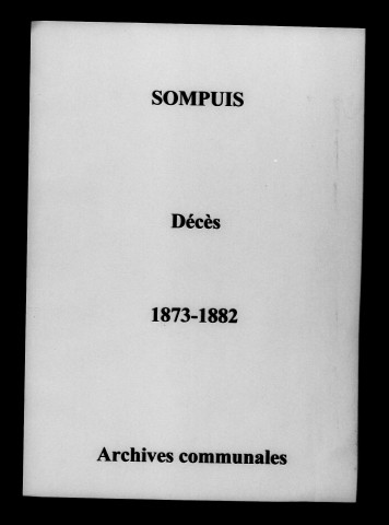 Sompuis. Décès 1873-1882