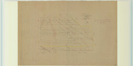 Val-des-Marais (51158). Morains (51383). Section B2 1 échelle 1/2000, plan mis à jour pour 1948 (ancienne section B2 1e partie), plan non régulier (papier)