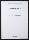 Châtelier (Le). Naissances 1892-1909