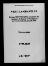 Vert-la-Gravelle. Naissances 1793-1823