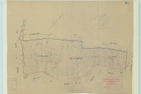 Chaumuzy (51140). Section A1 échelle 1/2000, plan mis à jour pour 1944, plan non régulier (papier).
