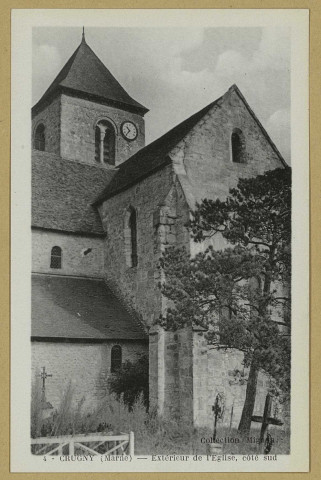 CRUGNY. 4-Extérieur de l'église, côté sud.
ReimsPOL. Édition d'Art Jacques Fréville.Sans date
Collection Mignon
