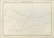 Dampierre-sur-Moivre (51208). Section ZC échelle 1/2000, plan remembré pour 1969, plan régulier (papier armé)