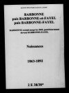 Barbonne-Fayel. Naissances 1863-1892