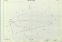 Valmy (51588). Section YR échelle 1/2000, plan remembré pour 1979 (extension sur Gizaucourt section ZK), plan régulier (papier armé)