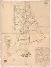 Plan et figure des bois dépendants de la communauté de Trépail (avril 1714), Jacques Doligny - copie du 30 B 70/1 -