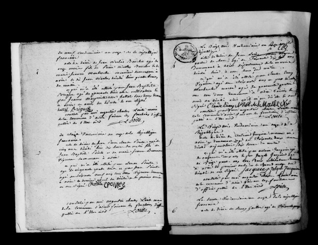 Avize. Décès an XI-1832