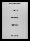 Vertus. Naissances 1847-1860