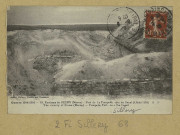 SILLERY. Guerre 1914-1918. 61-Environs de Reims (Marne). Fort de la Pompelle côté du Canal (cliché 1918). The vicinity of Reims (Marne). Pompelle fort, near the canal.
(33BordeauxPhototypie Marcel Delboy).[vers 1919]