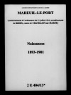 Mareuil-le-Port. Naissances 1893-1901