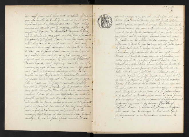 Chapelle-Lasson (La). Mariages 1893-1929