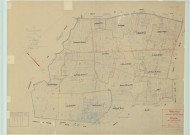 Val-de-Vesle (51571). Section C1 échelle 1/2500, plan mis à jour pour 1943, ancienne commune de Wez (51661), plan non régulier (papier).