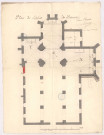 Plan de l'église de Bannes, 1769.