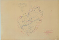 Minaucourt-le-Mesnil-lès-Hurlus (51368). Section E1 2 échelle 1/10000, plan mis à jour pour 1952 (ancienne commune du Mesnil-les-Hurlus (51366), plan non régulier (papier)