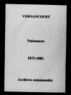 Vernancourt. Naissances 1873-1882
