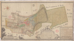 Plan général du village et terroir de Chigny en la Montagne (1781), Dominique Villain