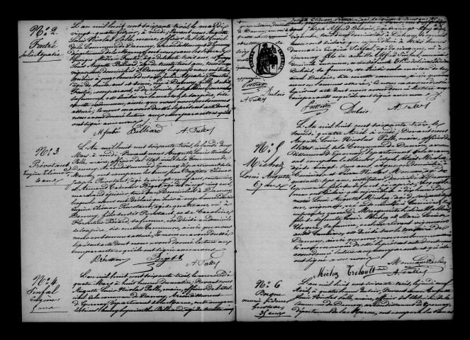 Damery. Décès 1863-1892